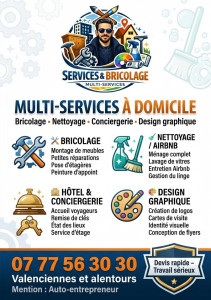 Photo de galerie - Bricolage et multi services, voici mon numéro 