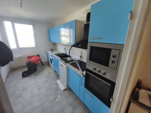 Photo de galerie - Pose lino et montage cuisine complet 