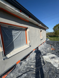 Photo de galerie - Enduit projeter 