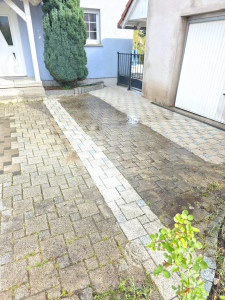 Photo de galerie - Nettoyage pavés