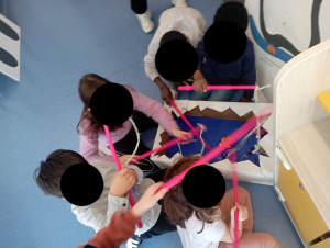 Photo de galerie - Pêche au canard ( qui a fort bien fonctionné ? )