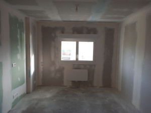 Photo de galerie - Isolation + doublage ba13 et pse + bande plâtre 