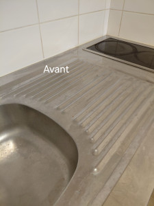 Photo de galerie - Décapage évier inox