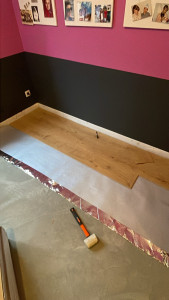 Photo de galerie - Pose de parquet 