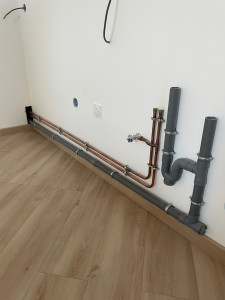 Photo de galerie - Installation d’un réseau pour une cuisine 