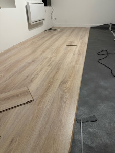 Photo de galerie - Pose de parquet flottant 