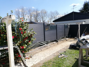 Photo de galerie - Pose d'un portail électrique