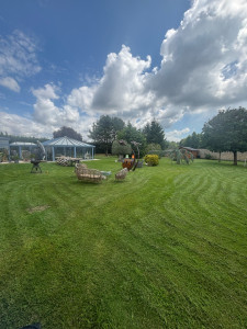 Photo de galerie - Tonte de toute taille de terrain au tracteur, tondeuse et finition au Rotofile