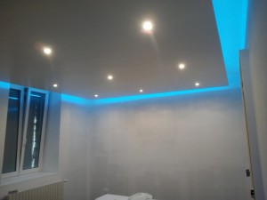 Photo de galerie - lumiere indirect renovation plafond