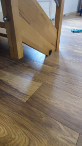 Photo de galerie - Pose de parquet, 100m2 avec pose de plinthes et finitions.