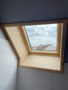 Photo de galerie - Remplacement d’un velux avec les ébrasements 