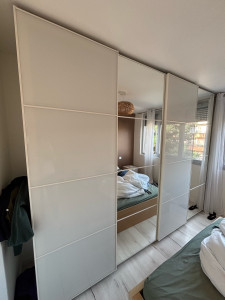 Photo de galerie - Montage meuble en kit pour rangement de vêtements 