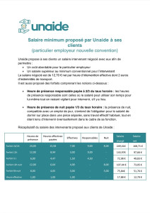 Photo de galerie - Tarifs des prestations