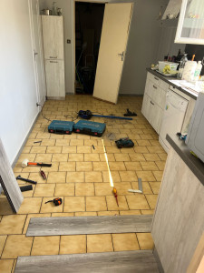 Photo de galerie - Pose de parquet 