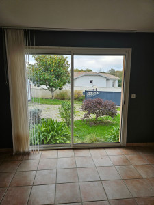 Photo de galerie -  changement du verre baie vitrée 