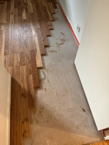 Photo de galerie - Pose de parquet - Revêtement de sol