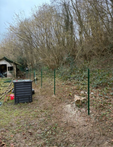 Photo de galerie - Pose 40 m de grillage soudé 