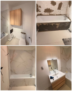 Photo de galerie - Rénovation de salle de bains