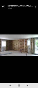 Photo de galerie - Bonjour réalisation plafond mur et cloison 