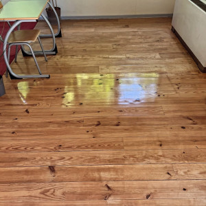 Photo de galerie - Remise en état de parquet bois