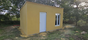 Photo de galerie - Enduit gratter d'un Garage.