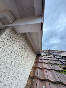 Photo de galerie - Peinture menuiserie ( dessous de toit )