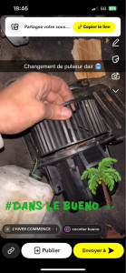 Photo de galerie - Changement de pulseur d’air, climatisation 