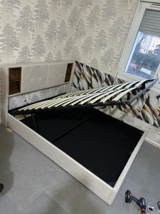 Photo de galerie - Montage de lit avec coffre – travail propre, solide et soigné. Client satisfait ✔️