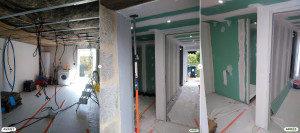 Photo de galerie - Réhabilitation d'un espace en entrée, buanderie, salle de bain