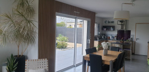 Photo de galerie - Installation panneaux tasseau acoustique 