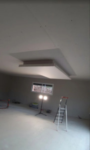 Photo de galerie - Réalisation d'un plafond décoratif+ enduit