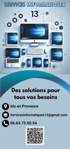 Photo de galerie - Flyer informatique