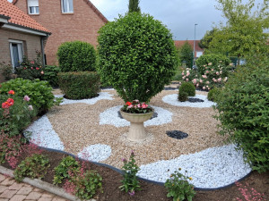 Photo de galerie - Parterre avec motifs minéral 