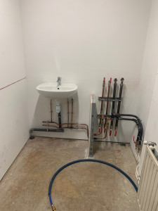 Photo de galerie - Exemple d’installation en cuivre et acier et sanitaire et chauffage