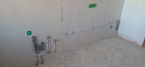 Photo de galerie - Préparation pour pose de cuisine