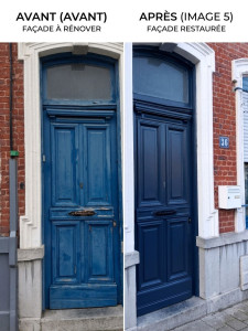 Photo de galerie - Restauration de la porte 