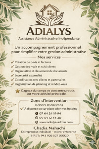 Photo de galerie - Assistante Administrative Indépendante 