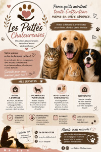 Photo de galerie - Je suis une amie des animaux j'en possède moi même n'hésitez pas a me demander je répondrai avec plaisirs.