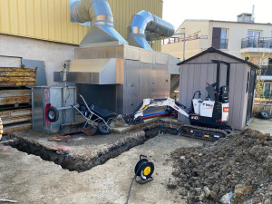 Photo de galerie - Création d’une grille d’eaux pluviales 