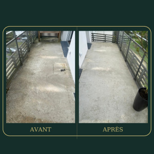 Photo de galerie - Nettoyage de balcon