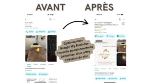 Photo de galerie - Mise en place du socle digital pour Aurore, réflexologue, avec un accompagnement globale sur son activité.