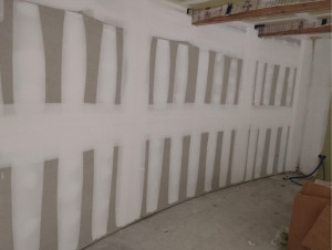 Photo de galerie - Doublage, peinture , carrelage 