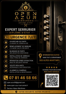 Photo de galerie - OPEN AZUR SERRURERIE