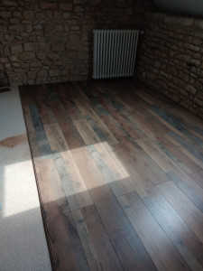 Photo de galerie - Pose de parquet - Revêtement de sol