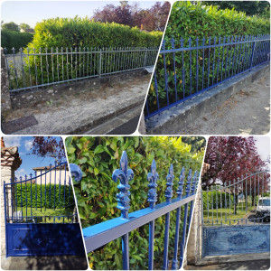 Photo de galerie - Rénovation d'un portail et barrières de clôture