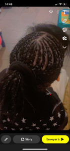 Photo de galerie - Je coiffe à domicile; tresses africaines 
