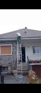Photo de galerie - Nettoyage toiture et gouttière 