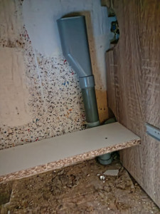 Photo de galerie - Installation évacuation machine à laver 