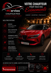 Photo de galerie - Je vous propose mes services de chauffeur privé ! 