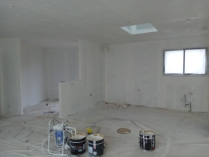 Photo de galerie - - Protection , Ponçage et couche d’impression  